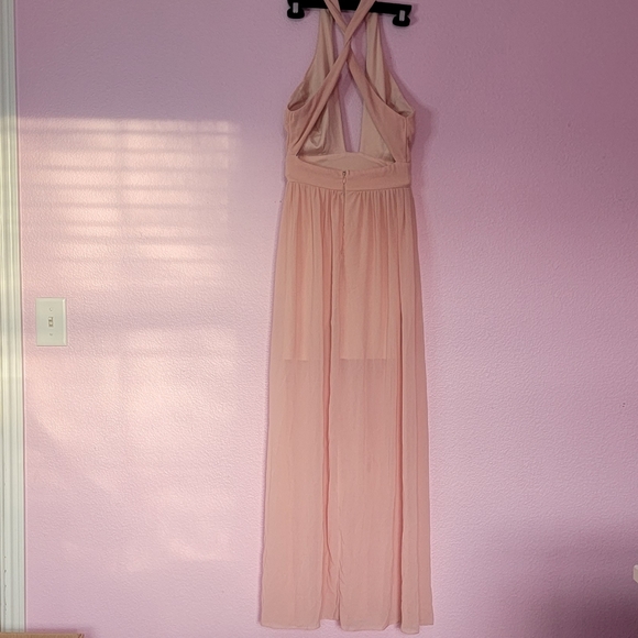 Lulus Chimerical Creation Peach Maxi Dress/ XS. - Picture 7 of 14